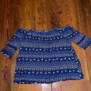 Old Navy - off the shoulder spaghetti strapped top.